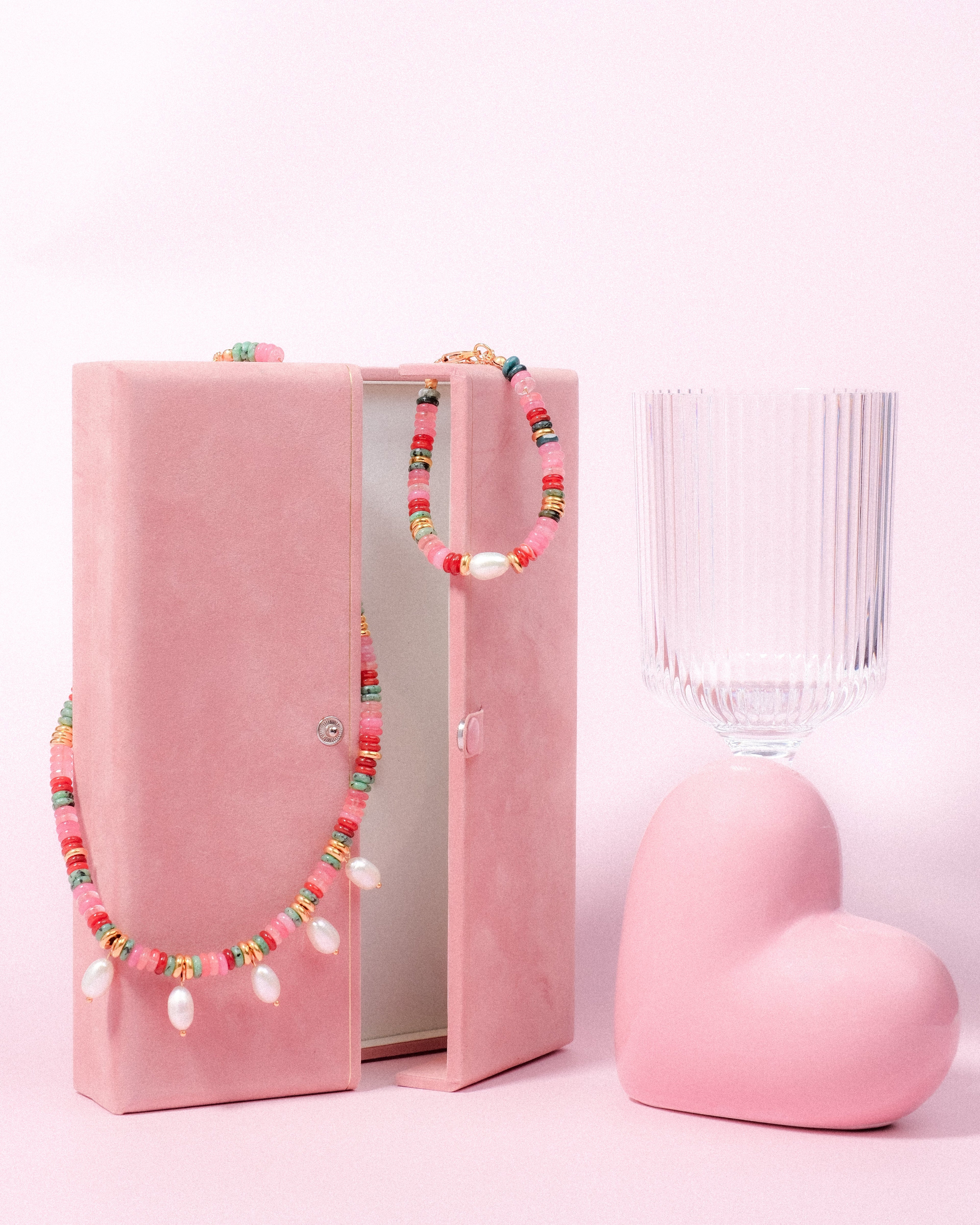 Coffret perles naturelles fait main Genève MIELLA STORE