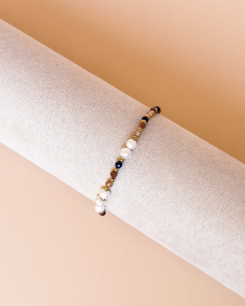 Bracelet Perle marron MIELLA STORE